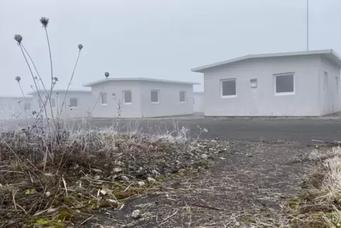 Nebel umgibt die Betonshelter auf dem Flugplatz, nebulös sind auch die Aussagen von Land und Bundespolizei.