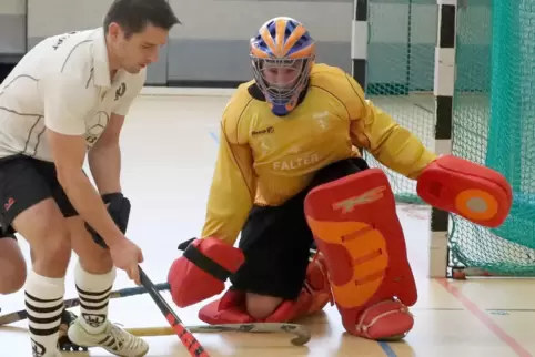 Will noch Meister werden: Karsten Halling (links) vom HC Speyer. 