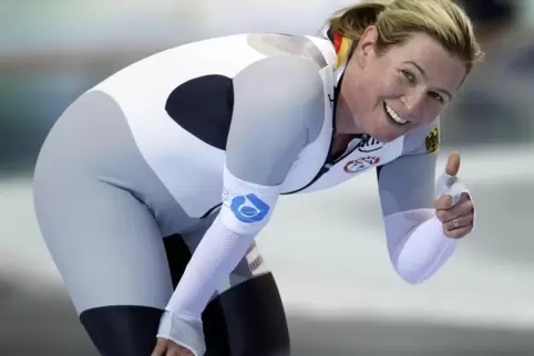 Wenn die olympischen Winterspiele in Peking vorbei sind, wird sie 50: Claudia Pechstein.