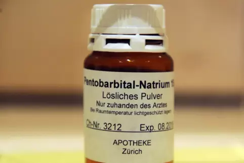 Das Betäubungsmittel Natrium-Pentobarbital.