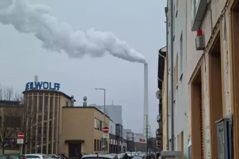 Leben inmitten der Industriemetropole. In der Neckarau rauchen die Schlote. 