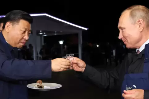 Noch vor Corona: Xi und Putin bei einem Treffen im September 2018.