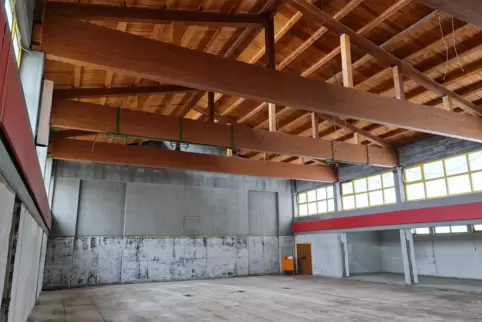 Die Schulturnhalle wird von Grund auf saniert. 