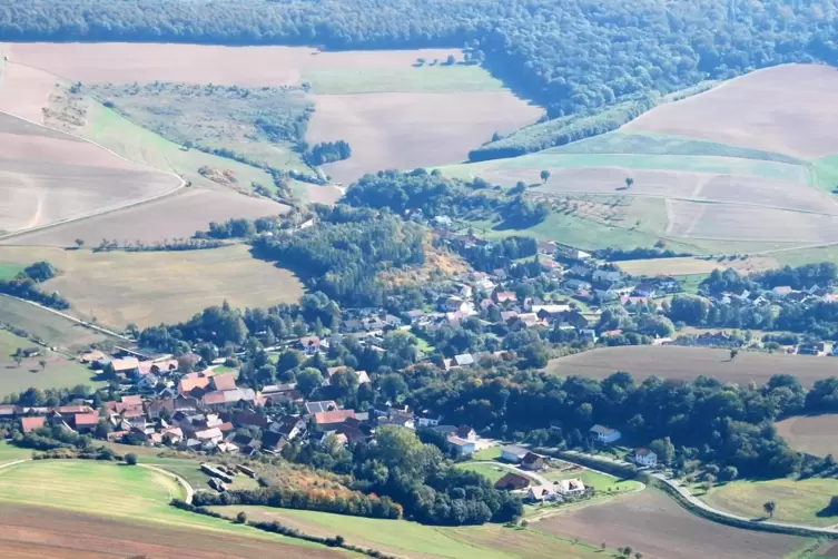 Luftaufnahme von Gaugrehweiler.