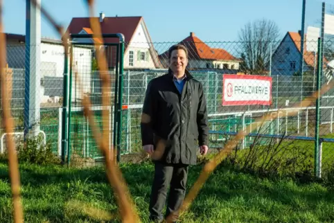 Ein Projekt, das Bürgermeister Frank Rüttger besonders am Herzen liegt: Das neue Schulgebäude für Kirchheim und Kleinkarlbach so