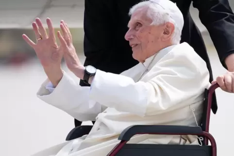 Der emeritierte Papst Benedikt in einem Bild aus dem Jahr 2020.