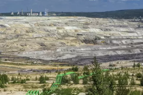 Stein des Anstoßes: der Kohletagebau in Turow.