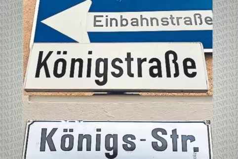 Königstraße oder Königs-Straße: Ja, wie denn nun?