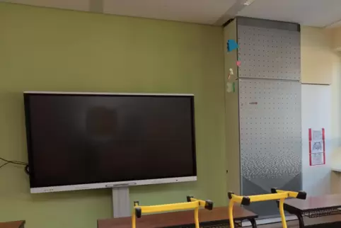 Die Obrigheimer Schule hat schon gute Erfahrungen mit stationären Luftfiltern (grauer Kasten rechts) gemacht.