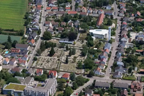 Der Friedhof der Stadt Kandel. Unser Bild stammt aus dem Jahr 2019. 