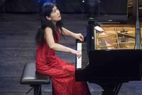 Kontemplative Entrücktheit: Sachiko Furuhata in Ramstein.