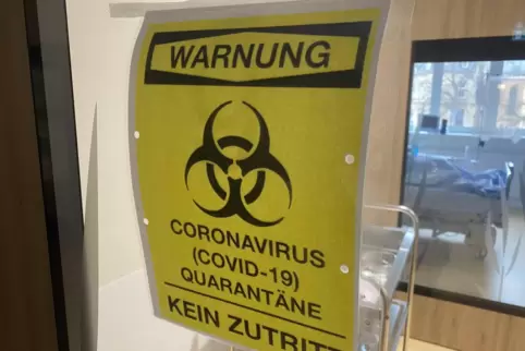  50 Prozent der Infizierten sind mit, der Rest wegen Corona im Landauer Stift. 