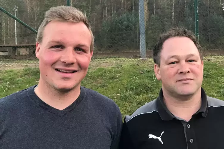 Die beiden Trainer Thorsten Riggers (links) und Christian Schäfer. 