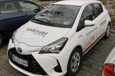 Seit Mittwoch in Frankenthal für Stadtmobil-Kunden verfügbar: ein Wagen mit Hybridantrieb.