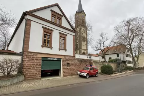 Im Untergeschoss der Kita ist die Feuerwehr in Erpolzheim untergebracht.