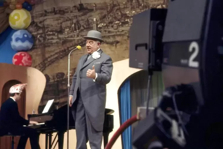 Eine feste Gr&ouml;&szlig;e der Mainzer Fernsehfastnacht, die jedoch 1972 &uuml;berraschend nicht zum Zuge kam: Ernst Neger.