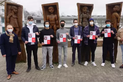 Die Gewinner des Planspiels Börse. 