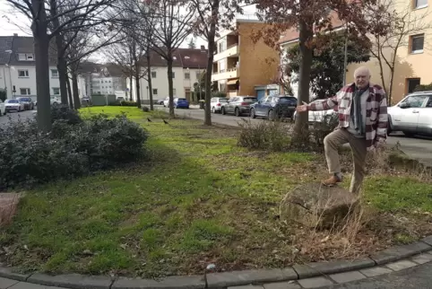 Rückertstraße: Hier soll laut Günther Henkel ein „Freu-mich-Punkt“ entstehen. 