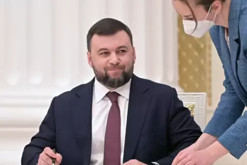 Chef in Donezk: Denis Puschilin. 
