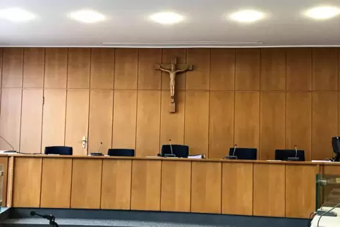 Saal 38 im Landgericht Saarbrücken