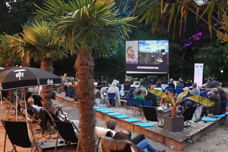 Der Palmengarten während des Pfälzer Kurzfilmfestivals im August vergangenen Jahres. 