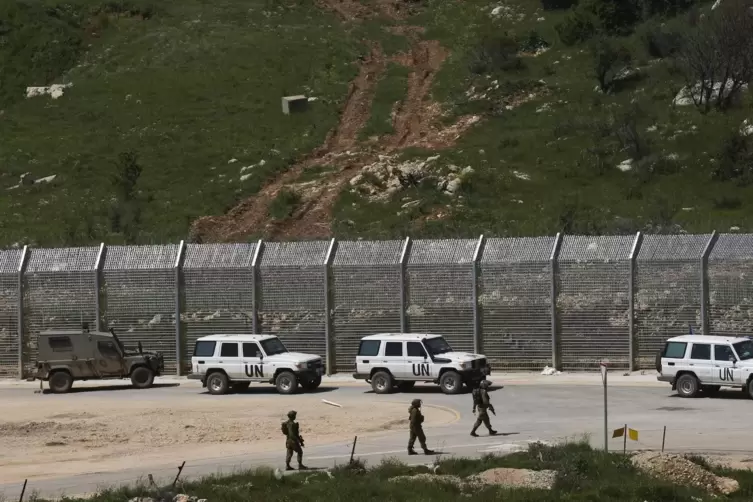 UN-Friedenstruppen auf den Golanhöhen. 