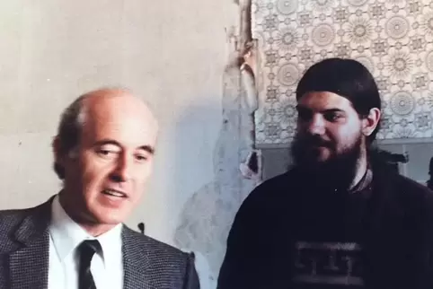 Vor 40 Jahren entstand dieses Foto im Gundelweinschen Haus. 1982 hatte eine Aktionsgemeinschaft dieses Haus besetzt, um für die 