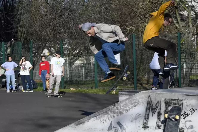 Die Skateanlage auf dem Jakobsplatz ist ein beliebter Treffpunkt für Jugendliche – zum Leidwesen mancher Anwohner in dem dicht b Die Skateanlage auf dem Jakobsplatz ist ein beliebter Treffpunkt für Jugendliche – zum Leidwesen mancher Anwohner in dem dicht b