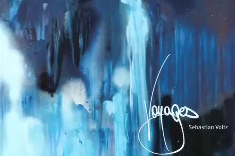 Die Homburger Malerin Julia Johannsen gestaltete das Cover mit ihrem Gem&auml;lde &bdquo;Sternenschlag&ldquo;.