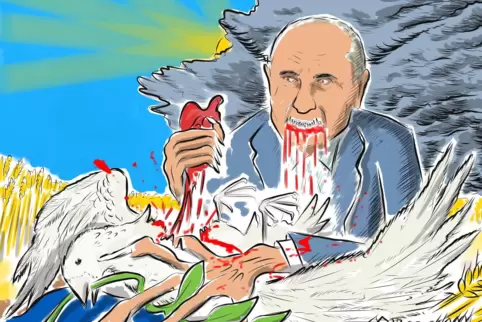 Kriegstreiber Putin.