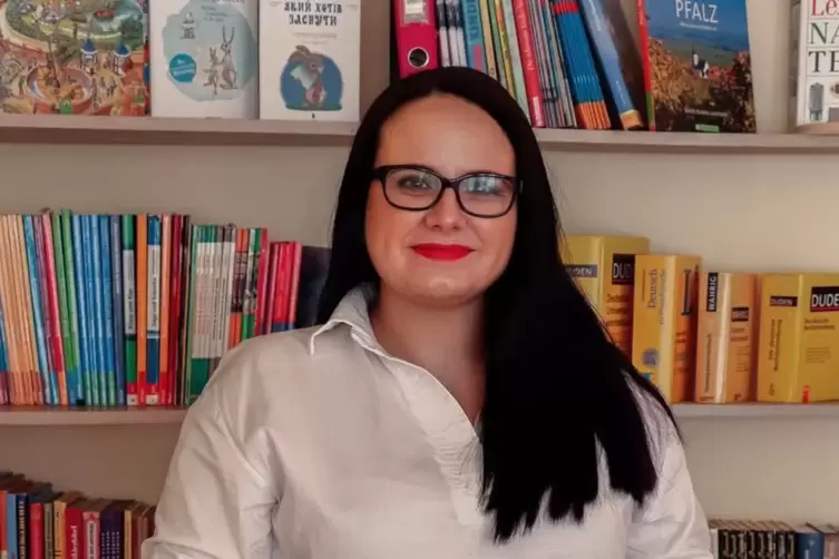 Julia Taips hilft den Binnenfl&uuml;chtlingen aus dem Westen der Ukraine.