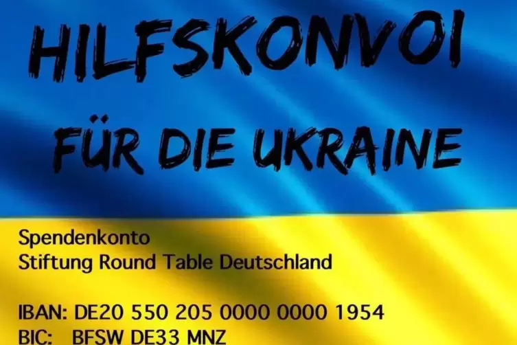 Die Stiftung Round Table Deutschland organisiert humanitäre Hilfe für die Menschen in der Ukraine. 