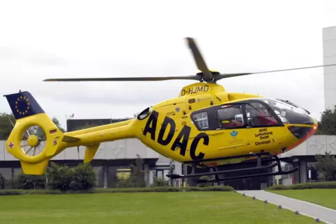 Der verletzte Motorradfahrer wurde mit dem Hubschrauber in die Unfallklinik nach Oggersheim gebracht (hier ein Symbolbild).