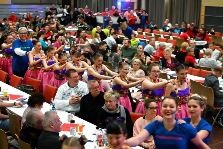Saalfasnacht beim CCS in der Vor-Corona-Zeit.