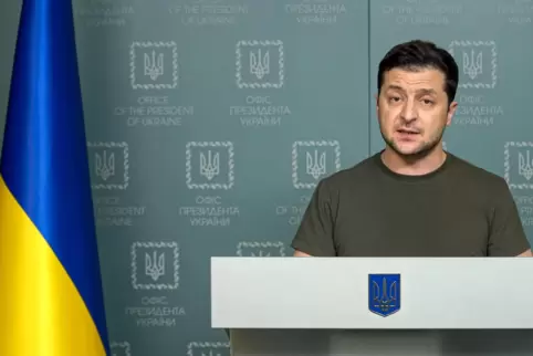 Erntet viel Respekt für sein Durchhalten: Wolodymyr Selenskyj.
