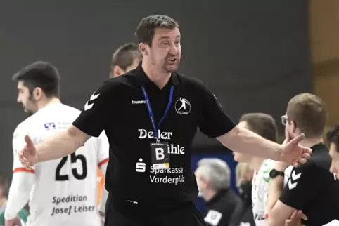 Noch ohne Punkt ist Gabriel Schmiedt, der neue Trainer der HSG Friesenheim-Hochdorf. 