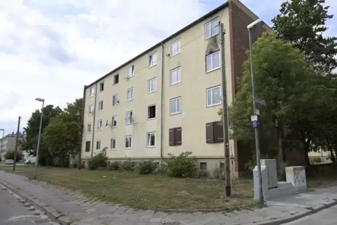 Tatort Bayreuther Straße: In einem der Blocks starb im April 2021 ein Mann einen gewaltsamen Tod.