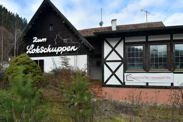Zukunft ungewiss: das einstige Gourmet-Restaurant „Zum Lokschuppen“ in Elmstein-Appenthal.