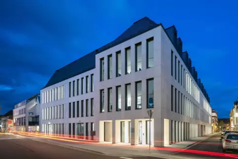 Der Hauptsitz der VR-Bank Südpfalz in Landau. 