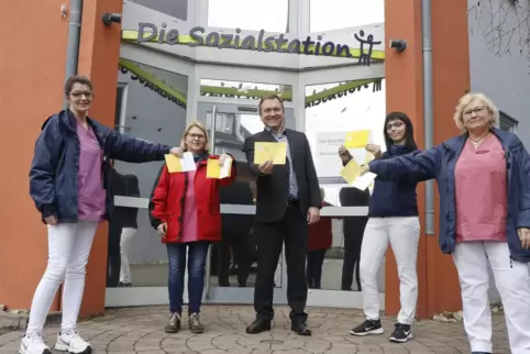 Bei der Ökumenischen Sozialstation Rockenhausen/Alsenz-Obermoschel/Winnweiler seien alle 73 Mitarbeiter geimpft, sagt Norbert Pa