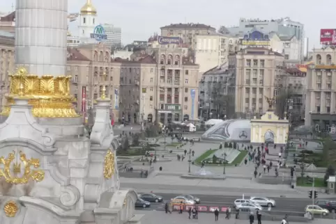 Da war noch Frieden: Blick auf den Maidan in Kiew.