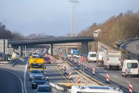 Am Wörther Kreuz sind immer wieder Baustellen. 
