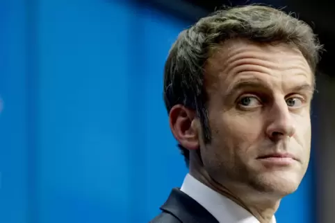 Staatspräsident Emmanuel Macron steuert ausweislich der Umfragen auf eine zweite Amtszeit zu.