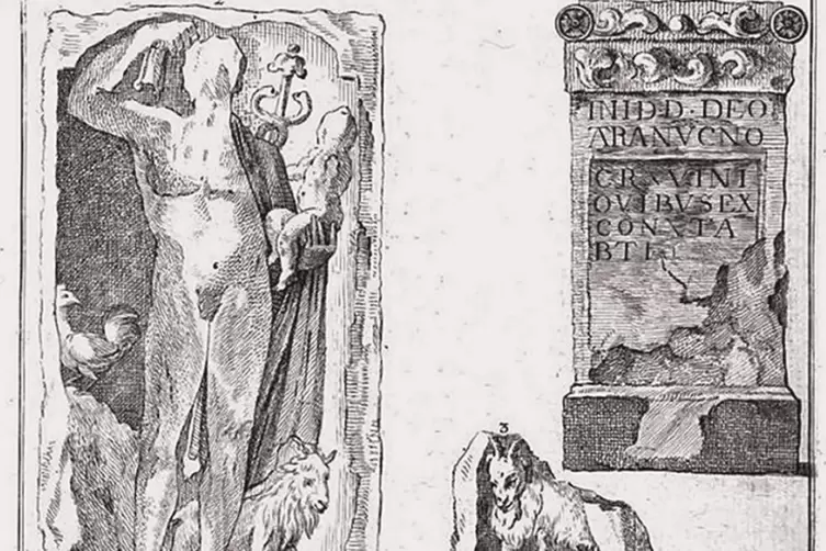 Steine aus Godramstein, publiziert von Andreas Lamey im Auftrag des Kurf&uuml;rsten, Mannheim 1770.