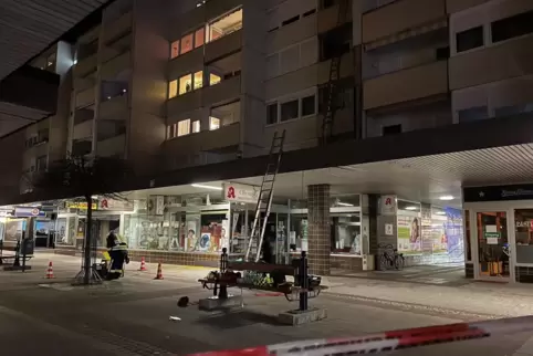 Der Bereich war am Freitagabend abgesperrt. 
