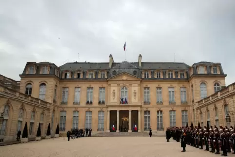 Der Elysée-Palast, der Amtssitz des Präsidenten.
