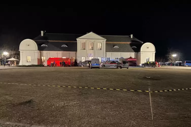 Das Ziel zahlreicher Gefl&uuml;chteter aus der Ukraine: die Aufnahmestelle im polnischen Dorf Dorohusk. 