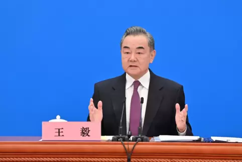 Chinas Außenminister Wang Yi. 