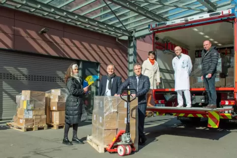 Hilfsmittel im Wert von rund 10.000 Euro werden diese Woche noch in die Ukraine geliefert. 
