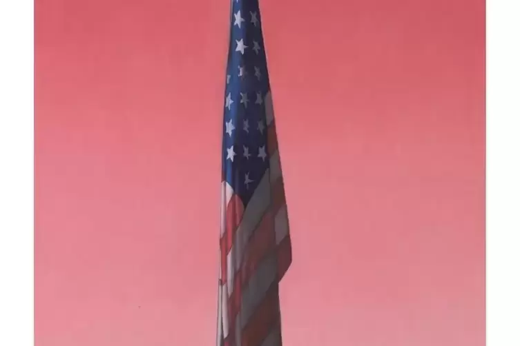 Michael Klipphahn: &bdquo;Flagge&ldquo;, 2015, &Ouml;l auf Papier.